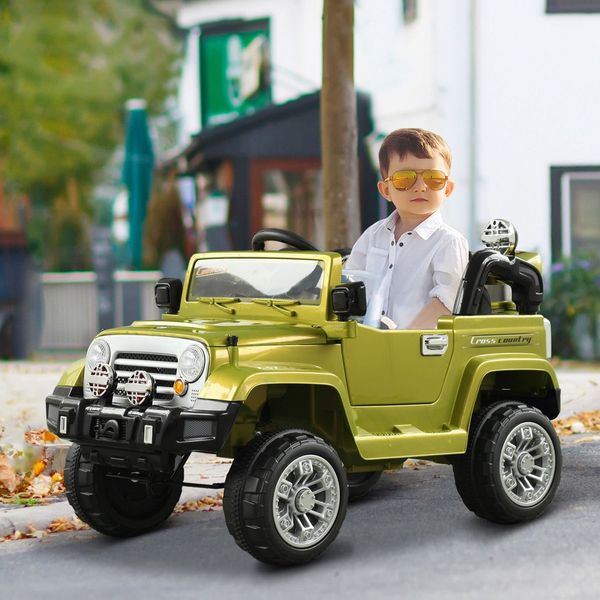 12v kids electric battery ride-on toy jeep car w/ remote control- olive green stock in us
12v kids electric battery ride-on toy jeep car w/ remote control- olive green stock in us