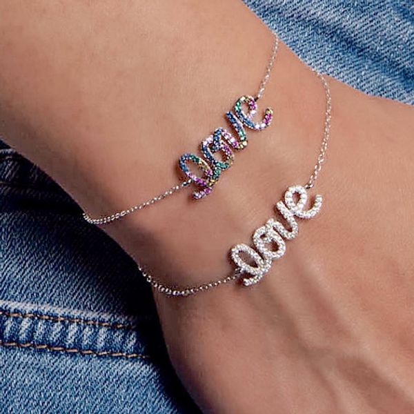 authentic new arrive women lovely bracelet 925 sterling silver cz crystal charm bracelet for women wedding silver jewelry gift t7190615, Black
authentic new arrive women lovely bracelet 925 sterling silver cz crystal charm bracelet for women wedding silver jewelry gift t7190615, Black