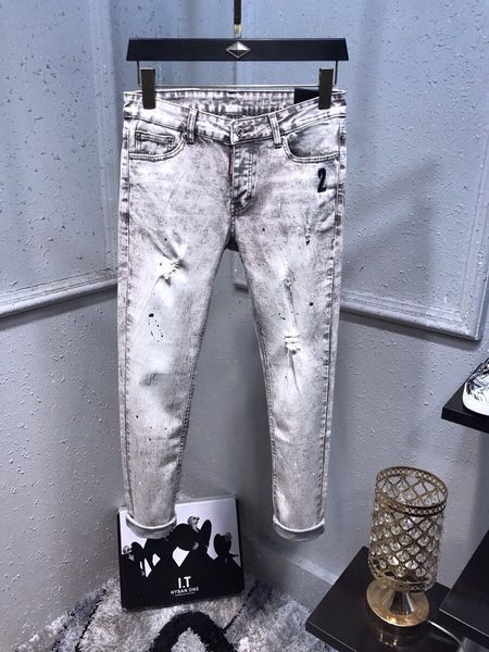 new arrivals mens jeans designer brown denim pants motorcycle biker intac fashion slim zipper hip hop jeans italy size max w40, Blue
new arrivals mens jeans designer brown denim pants motorcycle biker intac fashion slim zipper hip hop jeans italy size max w40, Blue