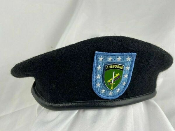 tomwang2012. us army infantry regiment wool beret airborne command division military hat, Black;white
tomwang2012. us army infantry regiment wool beret airborne command division military hat, Black;white