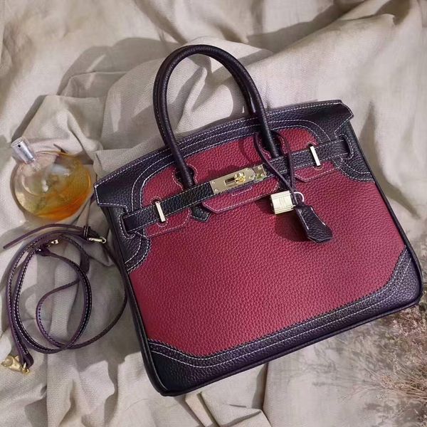 elegant2019 leather genuine woman package litchi grain head layer cowhide spelling color lace edge single shoulder handbag
elegant2019 leather genuine woman package litchi grain head layer cowhide spelling color lace edge single shoulder handbag