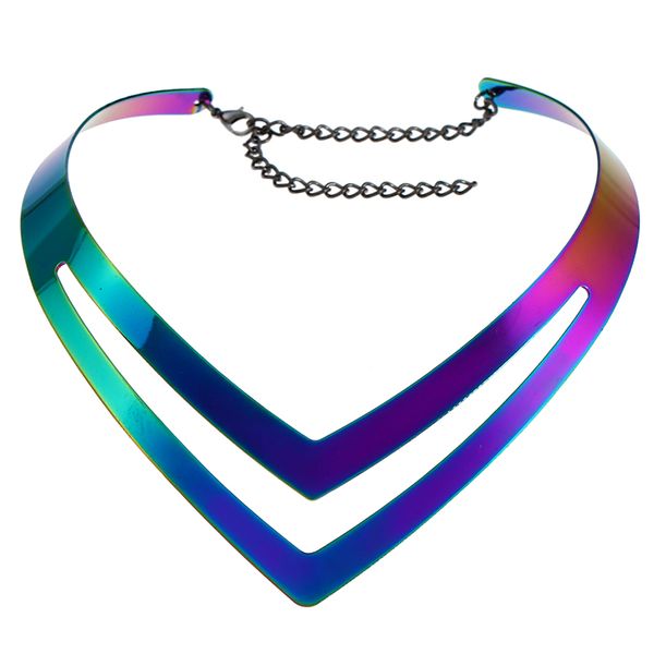 geometric hollow metal torques women trendy simple smooth choker necklaces plated collars necklace punk jewelry statement christmas gift, Golden;silver
geometric hollow metal torques women trendy simple smooth choker necklaces plated collars necklace punk jewelry statement christmas gift, Golden;silver