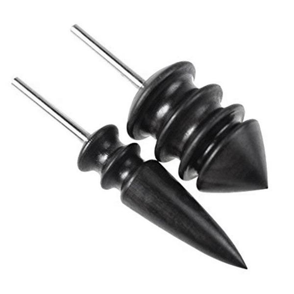 pointed tip narra leather burnisher leather slicker tool drill sets-1/8inch (3mm) shank for dremel rotary tools (2pcs