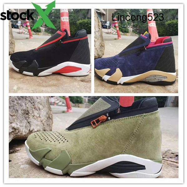 wholesale new 14 xiv green blue suede black low men basketball shoes male 14s sneakers sports outdoor trainers size 7-13
wholesale new 14 xiv green blue suede black low men basketball shoes male 14s sneakers sports outdoor trainers size 7-13