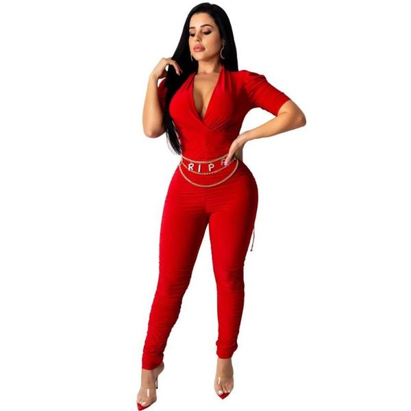 spring summer 2020 new product ladies 3 color solid long jumpsuit short sleeve deep v-neck jumpsuit female skinny romper, Black;white
spring summer 2020 new product ladies 3 color solid long jumpsuit short sleeve deep v-neck jumpsuit female skinny romper, Black;white