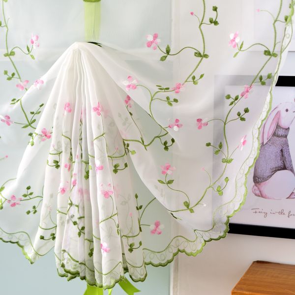 1 pcs sheer tulle curtain for kitchen bedroom living room home decoration window treatments , embroidered pastoral style
1 pcs sheer tulle curtain for kitchen bedroom living room home decoration window treatments , embroidered pastoral style
