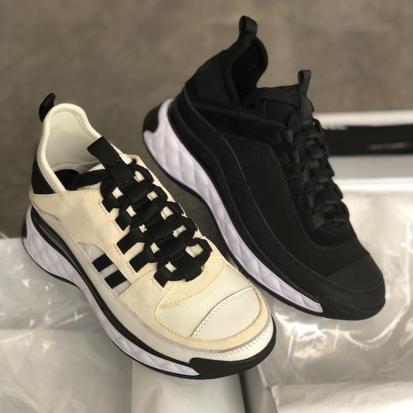 velvet ivory trainers women air sport sneakers g35617 calfskin sport shoe genuiner leather lace-up casual shoes mixed fibers with box, Black 
velvet ivory trainers women air sport sneakers g35617 calfskin sport shoe genuiner leather lace-up casual shoes mixed fibers with box, Black
