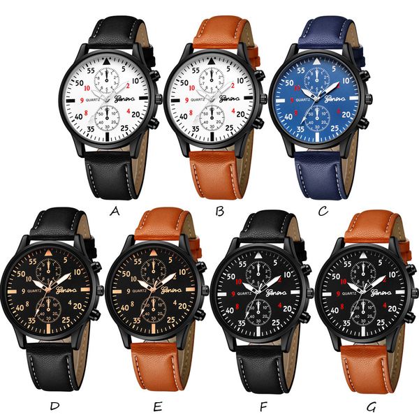 retro design leather band watches men analog sport quartz wrist watch male clock relogio masculino #5/22, Slivery;brown
retro design leather band watches men analog sport quartz wrist watch male clock relogio masculino #5/22, Slivery;brown
