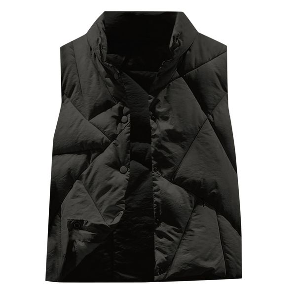 stand collar women winter vests 2019 new short solid vest cotton padded sleeveless female waistcoat vest chalecos para mujer, Black;white
stand collar women winter vests 2019 new short solid vest cotton padded sleeveless female waistcoat vest chalecos para mujer, Black;white