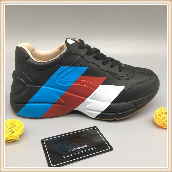 2019 luxury vintage print chunky sneaker triple paris designer woman men leather poison tongue casual dad brand sneakers, Black
2019 luxury vintage print chunky sneaker triple paris designer woman men leather poison tongue casual dad brand sneakers, Black
