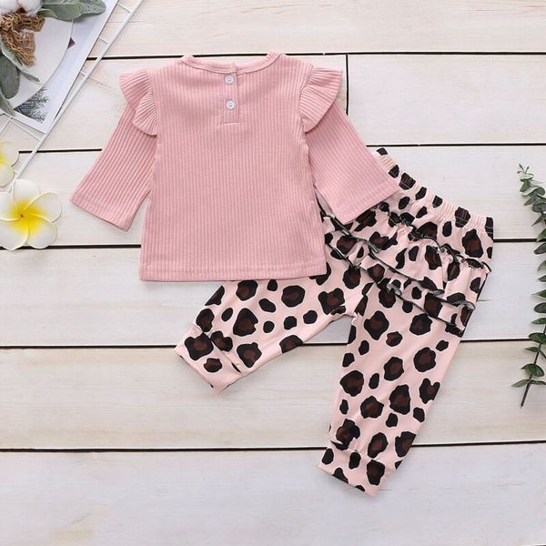 0-18m toddler baby girl kid clothes sets fly-sleeve knitted sweater leopard pants 2 pcs outfits baby girl 2 piece sets, White
0-18m toddler baby girl kid clothes sets fly-sleeve knitted sweater leopard pants 2 pcs outfits baby girl 2 piece sets, White