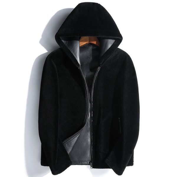 100% wool fur coat autumn winter jacket men real sheep shearling fur coats double-side wear leather jackets veste homme my1996, Black
100% wool fur coat autumn winter jacket men real sheep shearling fur coats double-side wear leather jackets veste homme my1996, Black