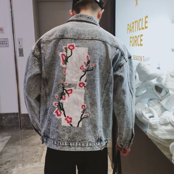 designer men's denim jacket autumn spring windbreaker lapel neck flowers jackets brand letter vintage couple streetwear ph-lr20125, Black;brown
designer men's denim jacket autumn spring windbreaker lapel neck flowers jackets brand letter vintage couple streetwear ph-lr20125, Black;brown