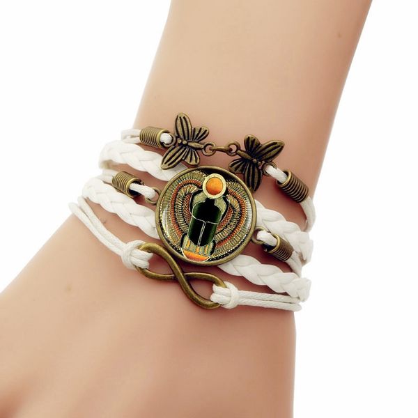 jewelry charm bracelets new egyptian scarab time gem bracelet retro butterfly 8 word combination bracelet sold well in europe and america, Golden;silver
jewelry charm bracelets new egyptian scarab time gem bracelet retro butterfly 8 word combination bracelet sold well in europe and america, Golden;silver