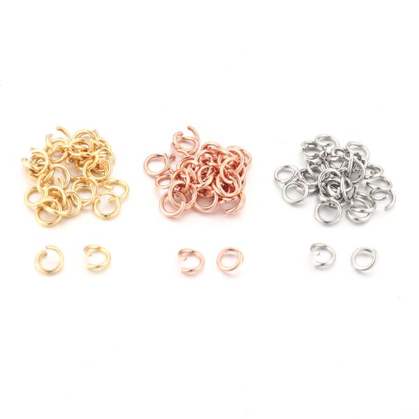 500pcs/lot 3mm 5mm stainless steel rose gold jump rings split rings for jewelry making diy necklace crafts accessories
500pcs/lot 3mm 5mm stainless steel rose gold jump rings split rings for jewelry making diy necklace crafts accessories
