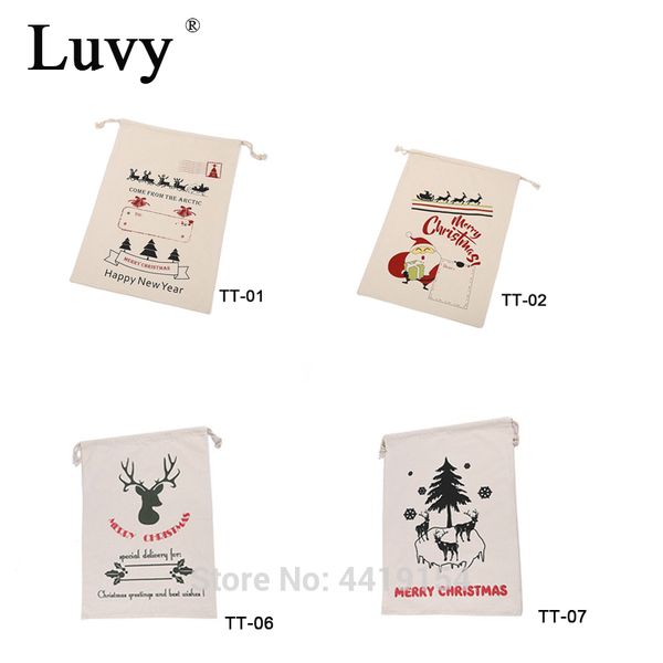 luvy 20pcs/lot christmas bag 10 styles santa sacks big santa claus party kids drawstring canvas bag christmas gift
luvy 20pcs/lot christmas bag 10 styles santa sacks big santa claus party kids drawstring canvas bag christmas gift