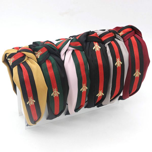 2020 cute knot headbands for women hair hoops wide stripe headband with bee animal, cross knot hair band with cloth wrapped
2020 cute knot headbands for women hair hoops wide stripe headband with bee animal, cross knot hair band with cloth wrapped