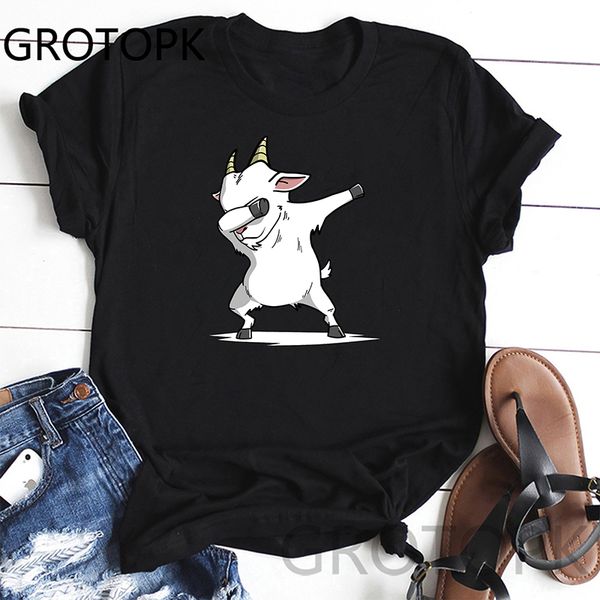 goat dabbing casual tshirts women harajuku crewneck short sleeve blank streetwear tees summer female t shirt, White
goat dabbing casual tshirts women harajuku crewneck short sleeve blank streetwear tees summer female t shirt, White