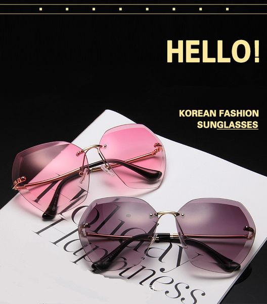 new style big frame cut side sunglasses designer lady trend frameless ocean piece sunglasses street patting glasses wholesale, White;black
new style big frame cut side sunglasses designer lady trend frameless ocean piece sunglasses street patting glasses wholesale, White;black
