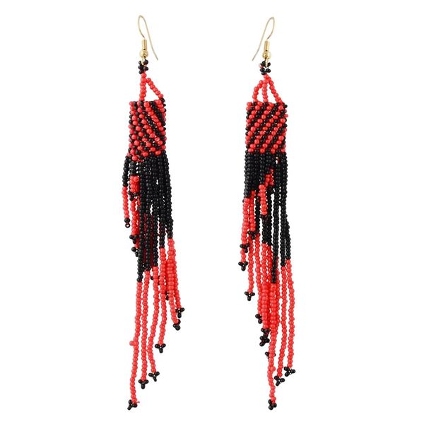 5 colors fashion gold plated resin beaded statement long tassel drop earrings, Golden
5 colors fashion gold plated resin beaded statement long tassel drop earrings, Golden