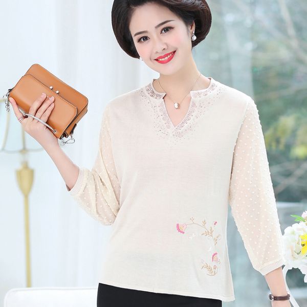 knitted large size jumper 2020 new woman clothes sweater comfortable embroidery pullover women sweaters aq260, White;black
knitted large size jumper 2020 new woman clothes sweater comfortable embroidery pullover women sweaters aq260, White;black