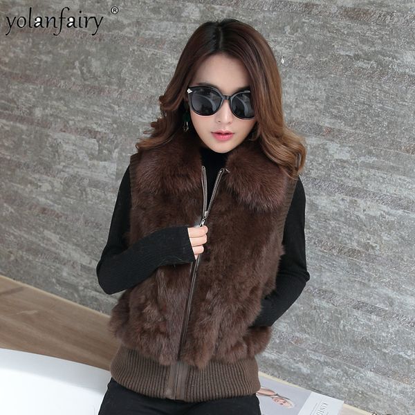 women's fur & faux real coat female vest winter jacket women collar korean fluffy natural sleeveless zd170229 kj4994, Black
women's fur & faux real coat female vest winter jacket women collar korean fluffy natural sleeveless zd170229 kj4994, Black