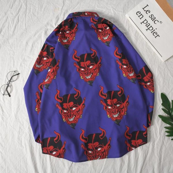 мужчины рубашка с длинным рукавом сатана дьявол printed streetwear harujuku гавайские рубашки мужские винтажные нарядные hommes, White;black
мужчины рубашка с длинным рукавом сатана дьявол printed streetwear harujuku гавайские рубашки мужские винтажные нарядные hommes, White;black