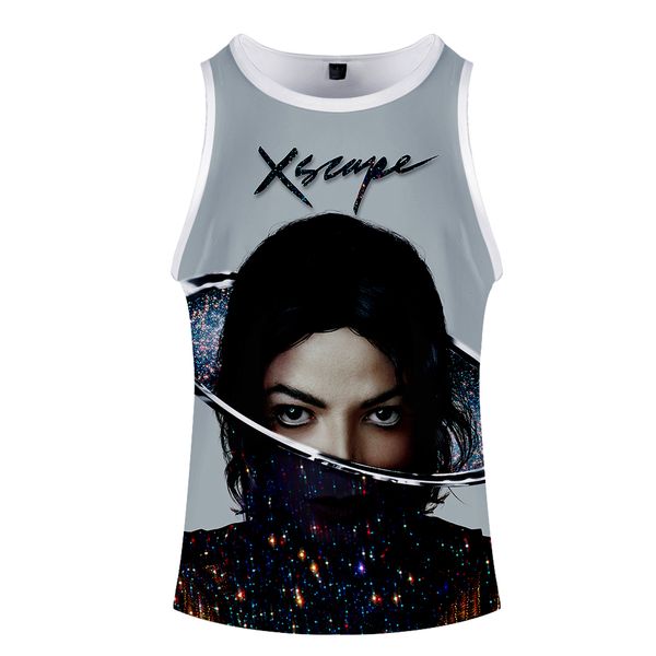 michael joseph jackson 3d pinted fashion casual hip hop cool sleeveless vest 2019 round neck comfortable summer vest, White;black
michael joseph jackson 3d pinted fashion casual hip hop cool sleeveless vest 2019 round neck comfortable summer vest, White;black