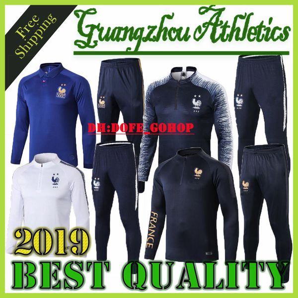 2018-2019 2 star survetement equipe maillot de foot france paris survetement football tracksuits training suits, Black;blue
2018-2019 2 star survetement equipe maillot de foot france paris survetement football tracksuits training suits, Black;blue