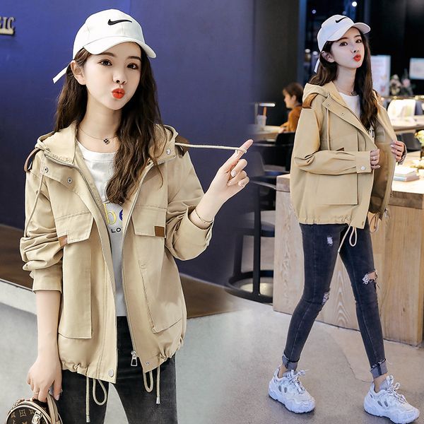 2020 весна пыль пальто дамы моды отдыха потерять куртки новых женщин одежда с длинным рукавом пальто, Tan;black
2020 весна пыль пальто дамы моды отдыха потерять куртки новых женщин одежда с длинным рукавом пальто, Tan;black