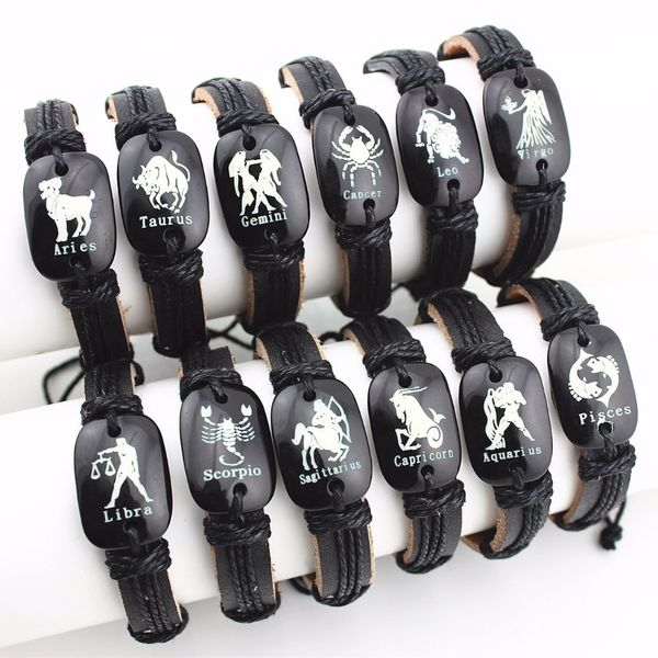 mibrow 12pcs/lot leather bracelet men constellations bracelet women 12 zodiac horoscope signs bracelets male bracelets & bangles, Golden;silver
mibrow 12pcs/lot leather bracelet men constellations bracelet women 12 zodiac horoscope signs bracelets male bracelets & bangles, Golden;silver