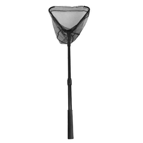 foldable landing net triangle brail fishing fish net keeper black with 59inch extending telescoping pole casting trap
foldable landing net triangle brail fishing fish net keeper black with 59inch extending telescoping pole casting trap