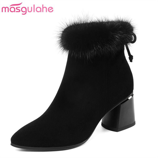 masgulahe new arrival 2020 women winter ankle boots black high heel pointed toe kid suede boots female dress
masgulahe new arrival 2020 women winter ankle boots black high heel pointed toe kid suede boots female dress