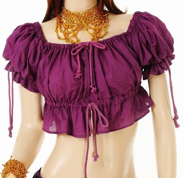 belly dance puff dancing tribal linen fabric bra costume yoga clothing 8 colors, Black;red
belly dance puff dancing tribal linen fabric bra costume yoga clothing 8 colors, Black;red