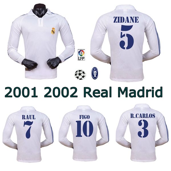 2001 2002 real madrid home longsleeve soccer jersey zidane figo hierro raul morientes classic retro football shirt vintage jersey, Black;yellow
2001 2002 real madrid home longsleeve soccer jersey zidane figo hierro raul morientes classic retro football shirt vintage jersey, Black;yellow