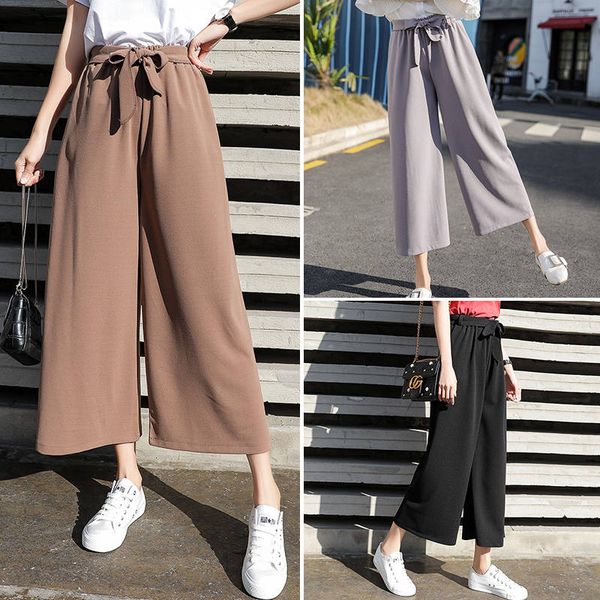 new 2020 autumn bow palazzo pants korean fashion casual women pants high waist hcffion loose pantalones mujer, Black;white
new 2020 autumn bow palazzo pants korean fashion casual women pants high waist hcffion loose pantalones mujer, Black;white