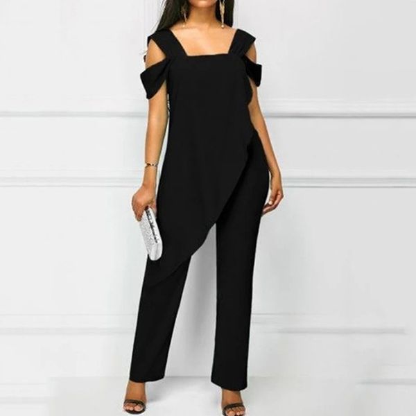 plus size 2xl women's fashion high waist slim sleeveless jumpsuits casual chiffon irregular pencil jumpsuit rompers, Black;white
plus size 2xl women's fashion high waist slim sleeveless jumpsuits casual chiffon irregular pencil jumpsuit rompers, Black;white