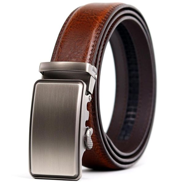 new leather strap male automatic buckle belts for men authentic girdle brown 44"-52"belt, Black;brown
new leather strap male automatic buckle belts for men authentic girdle brown 44"-52"belt, Black;brown