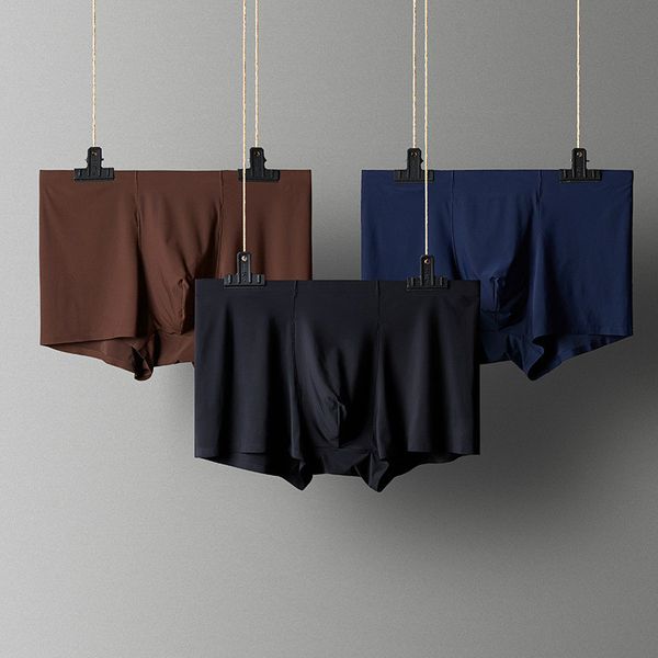 seamless male underwear luxury silky boxers men antibacterial solid men's underpants boxer nylon shorts ropa interior hombre, Black;white
seamless male underwear luxury silky boxers men antibacterial solid men's underpants boxer nylon shorts ropa interior hombre, Black;white