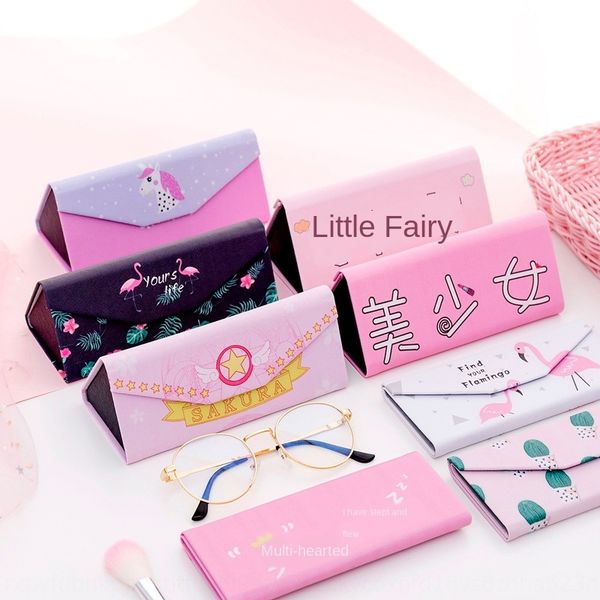 t pink girl heart folding triangle cute case case storage box students men and women portable simple glasses sunglasses storage box
t pink girl heart folding triangle cute case case storage box students men and women portable simple glasses sunglasses storage box