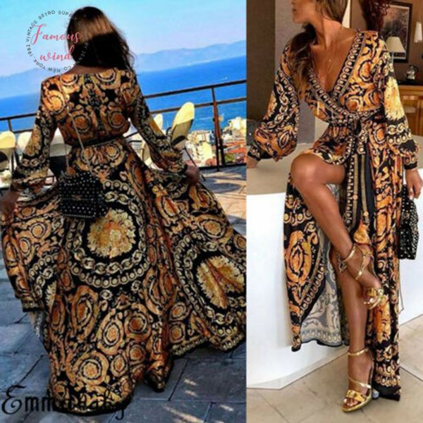 woman clothes fashion women floral long maxi dress evening party beach dresses summer sundress drop shipping, Black;gray
woman clothes fashion women floral long maxi dress evening party beach dresses summer sundress drop shipping, Black;gray