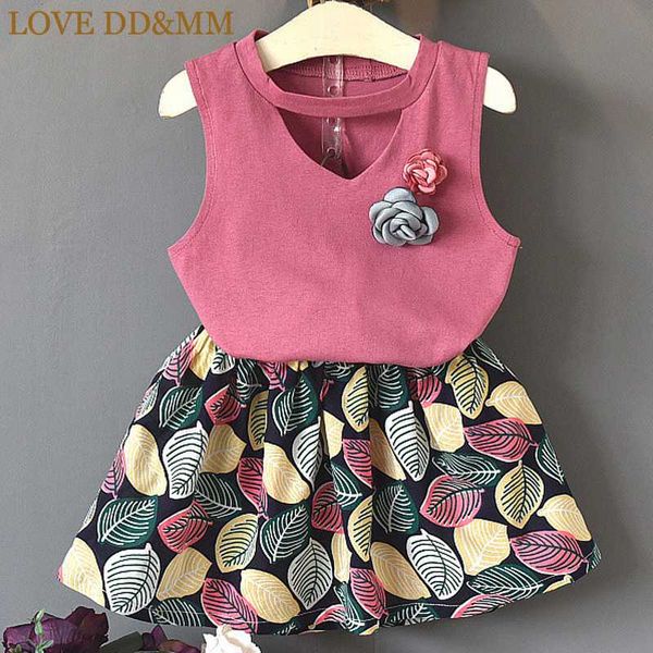 love dd&mm girls sets 2019 summer new children's wear girls' pure color corsage t-shirts + cotton short skirts sets, White
love dd&mm girls sets 2019 summer new children's wear girls' pure color corsage t-shirts + cotton short skirts sets, White