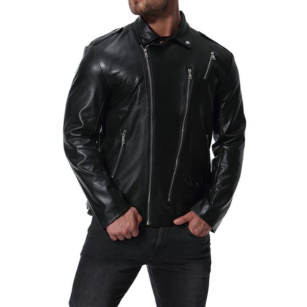 jacket men autumn bomber jacket and winter casual solid long-sleeved slim leather jaqueta men's sweatshirt queta masculino, Black;brown
jacket men autumn bomber jacket and winter casual solid long-sleeved slim leather jaqueta men's sweatshirt queta masculino, Black;brown