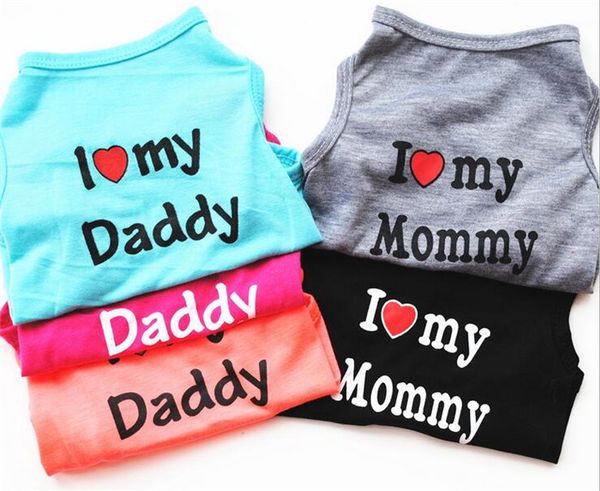 cute pet puppy summer shirt small dog cat pet clothes love mommy daddy vest t shirt g463
cute pet puppy summer shirt small dog cat pet clothes love mommy daddy vest t shirt g463