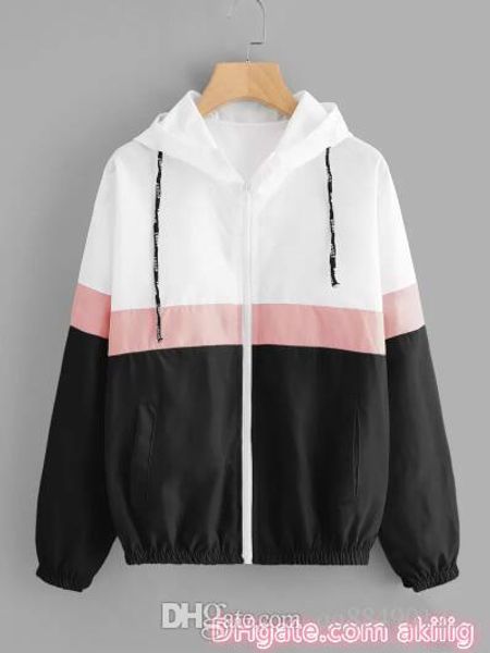 2020 designer luxury womens clothes windbreaker zipper hoodies patchwork thin coat fashion casual outerwear street spring sports jackets, Black;brown
2020 designer luxury womens clothes windbreaker zipper hoodies patchwork thin coat fashion casual outerwear street spring sports jackets, Black;brown