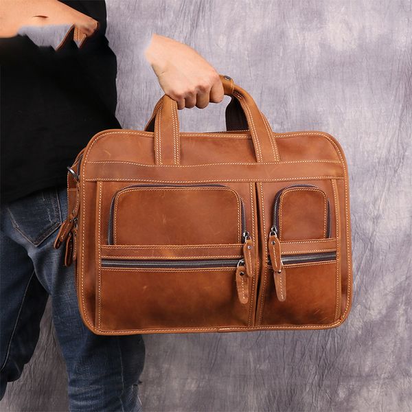 genuine leather business briefcase 17 inch portable computer bag male brief case vintage messenger bag laptop
genuine leather business briefcase 17 inch portable computer bag male brief case vintage messenger bag laptop