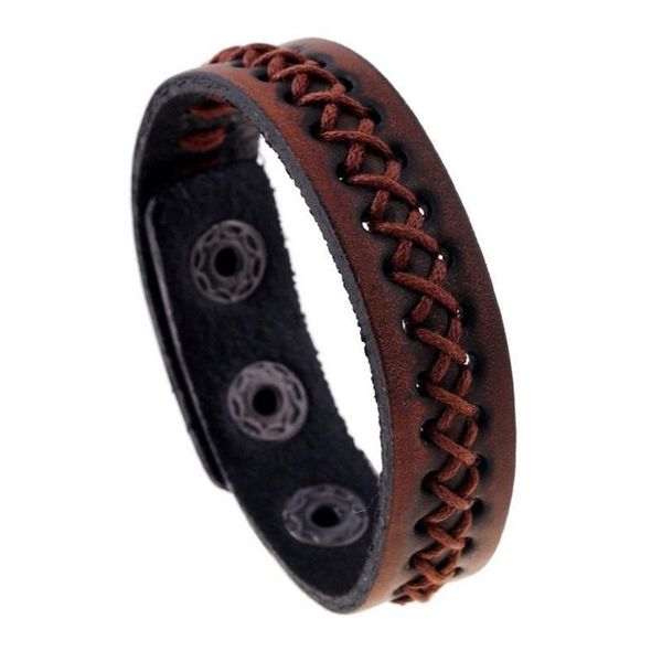 vintage braided leather cuff bracelet brown punk wristband bangle alloy snap adjustable for men & women jewelry wholesale supplies, Golden;silver
vintage braided leather cuff bracelet brown punk wristband bangle alloy snap adjustable for men & women jewelry wholesale supplies, Golden;silver