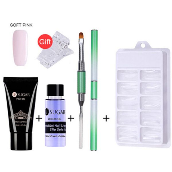 Nails Kit 30ml UV Gel French Nails Art Manicure Tips Nails Build Extending Crystal Jelly Gum Poly Extension Gel Set
Nails Kit 30ml UV Gel French Nails Art Manicure Tips Nails Build Extending Crystal Jelly Gum Poly Extension Gel Set