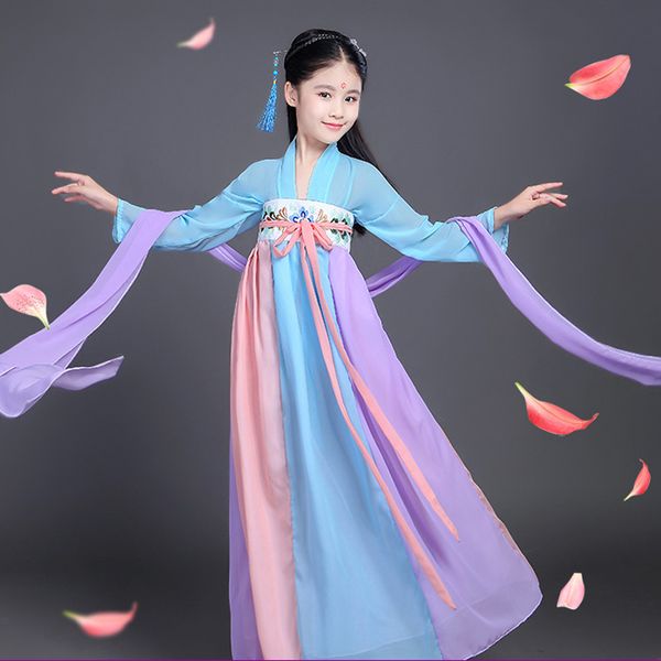 children chinese traditional dance costume girls hanfu dress chinffon kids princess dance costume stage fairy dresses dwy1308, Black;red
children chinese traditional dance costume girls hanfu dress chinffon kids princess dance costume stage fairy dresses dwy1308, Black;red