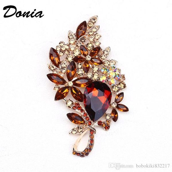 donia jewelry flower fashion brooch color large glass brooch crystal glass brooch women's coat accessories pin exquisite gift, Gray
donia jewelry flower fashion brooch color large glass brooch crystal glass brooch women's coat accessories pin exquisite gift, Gray